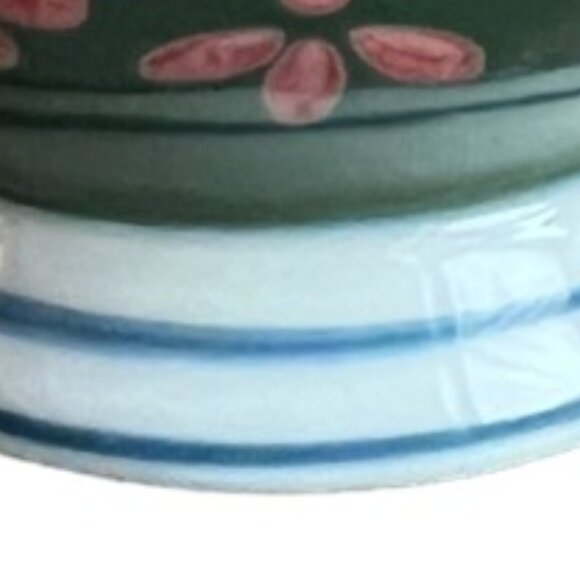 Charming Anthropologie-Style Footed Mug Wraparound Art Ornate Handle - Picture 4 of 6